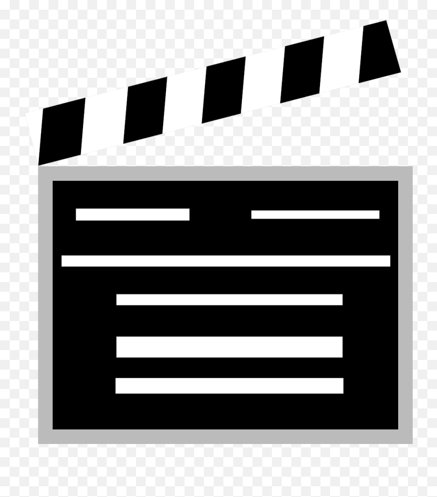 Hollywood Movie Clipart Transparent - Clip Art Emoji,Clapper Emoji