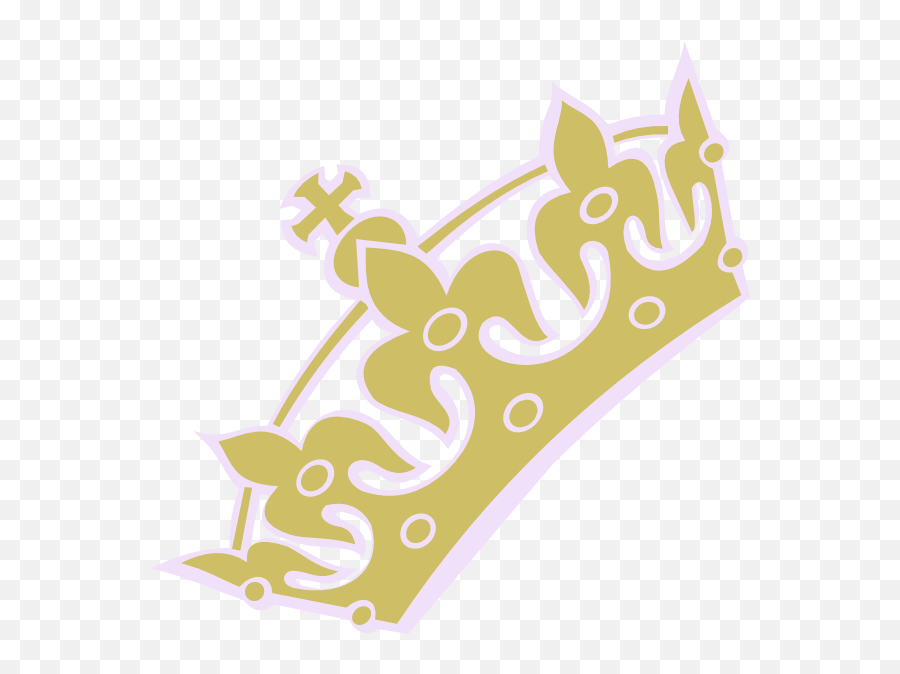 Tilted Crown Clipart - Clipart Crown Princess Gol Emoji,Tilted Emoji