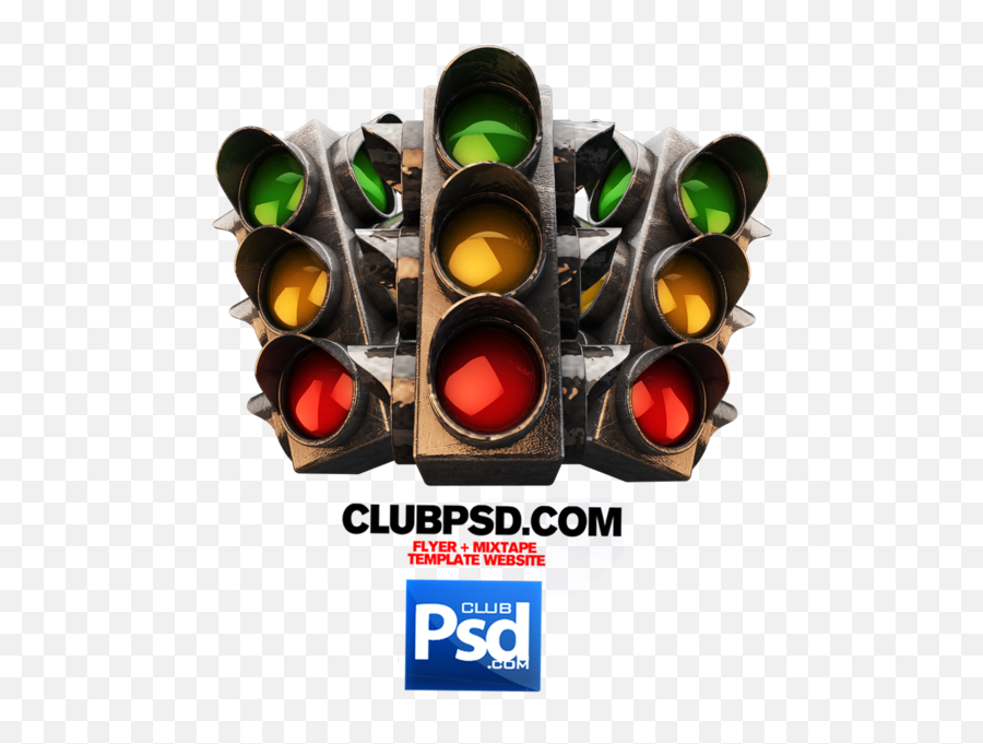 Traffic Light Psd Official Psds - Flyer Traffic Light Party Emoji,Traffic Light Emoji