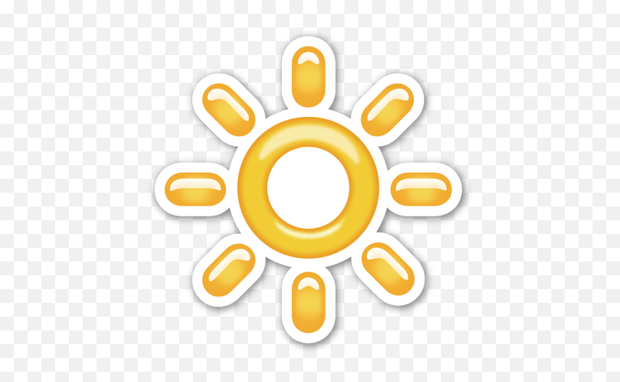 High Brightness Symbol - Circle Emoji,Satellite Emoji