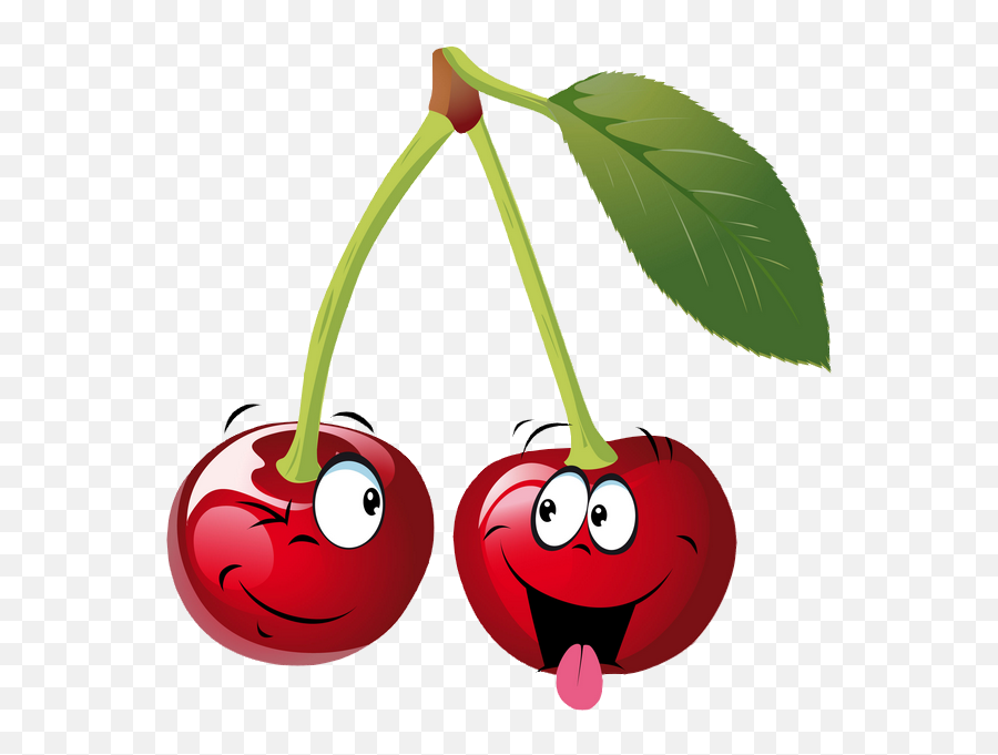 Cerises Cherries Kirschen Cerezas - Cherry Fruit Cherry Png Art Emoji,Cherry Emoji Png
