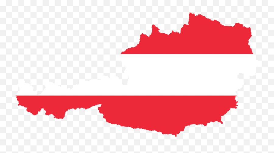 Austria Map Flag Clipart - Austria Flag Country Png Emoji,Usa Emoji Map