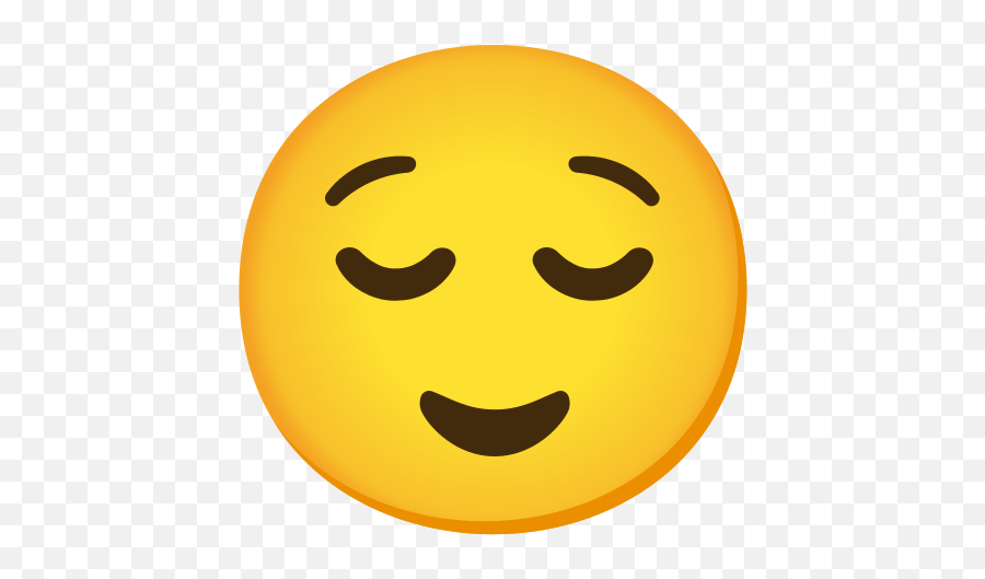 Relieved Face Emoji - Relieved Emoji,Relieved Emoji