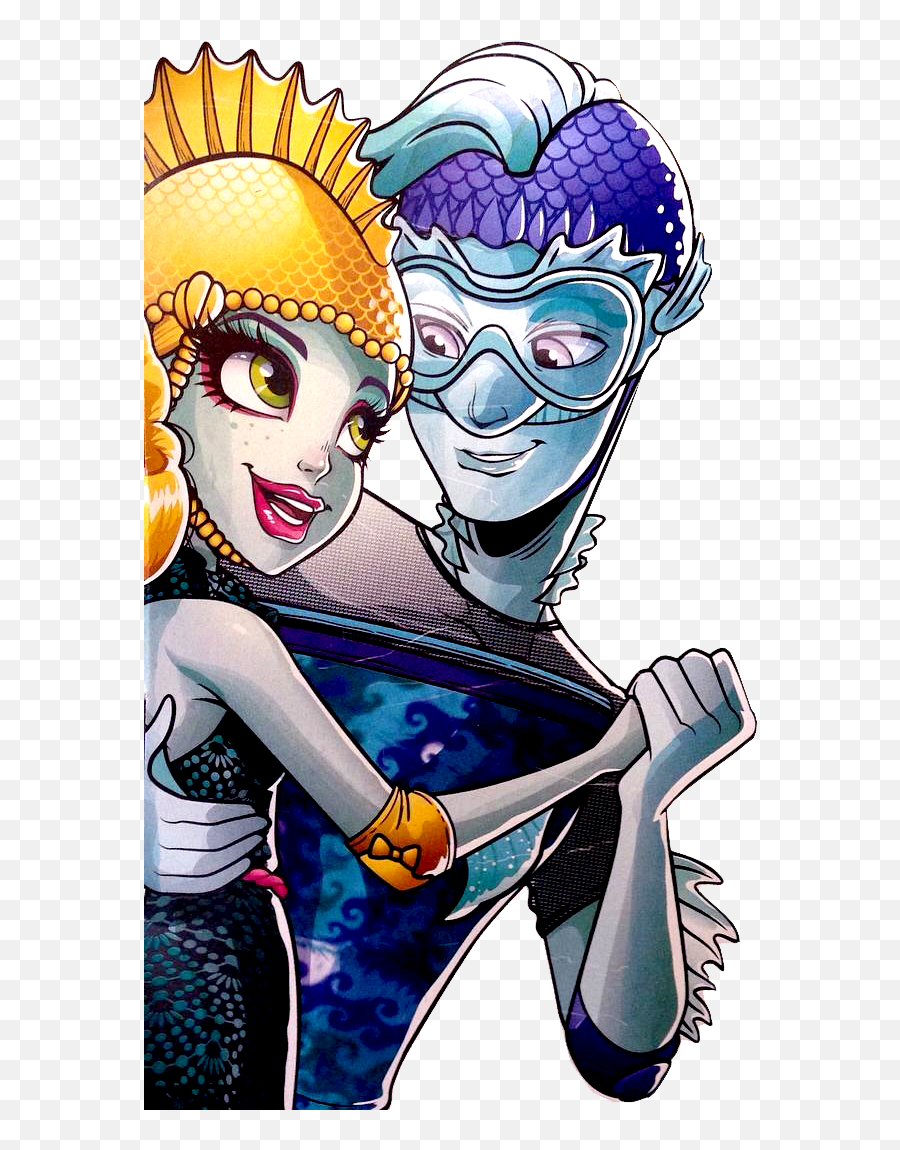 Monster High Dolls - Lagoona Blue And Gil Webber Emoji,Squirt Emoji