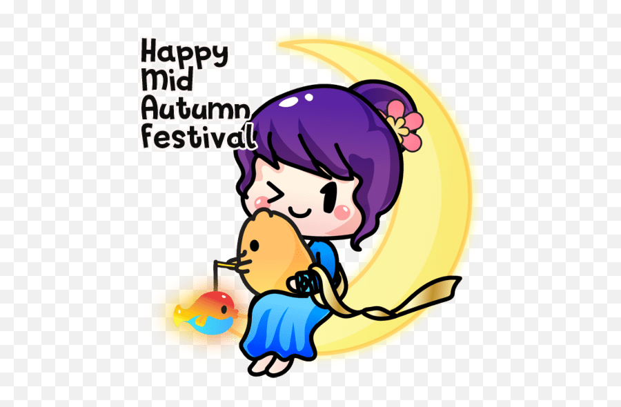 Happy Mid Autumn Kakichan - Happy Emoji,Autumn Emojis