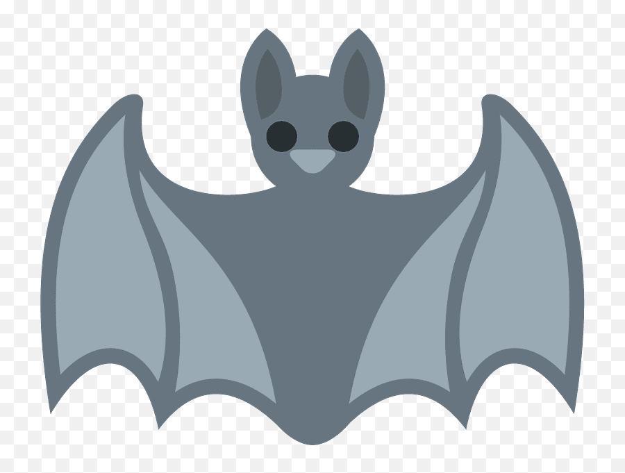 Bat Emoji Clipart - Bat Emoji Twitter,New Emojis 12.1