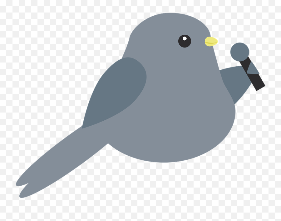 Free Singing Sing Illustrations - Bird Singing Transparent Background Emoji,Music Note Emoji