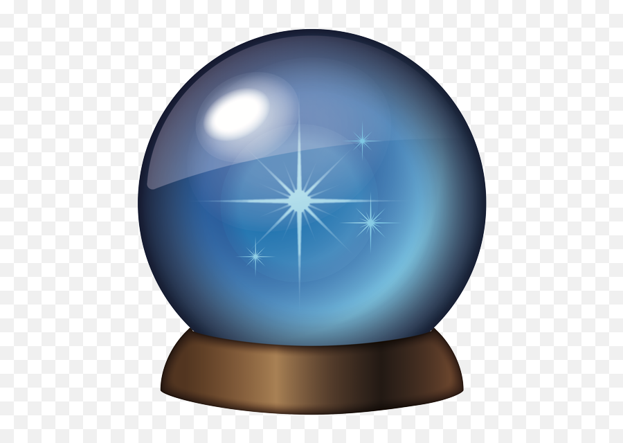 Emoji - Crystal Ball Transparent Icon,Crystal Ball Emoji