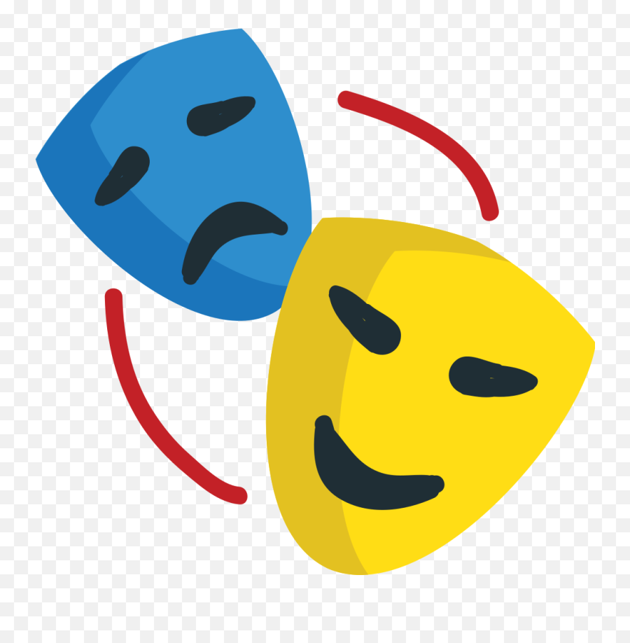 Emojione1 1f3ad - Performing Arts Emoji Png,Emoji Memes
