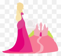 Princess Castle Fairy Tale Fantasy Pink - In Clipart Emoji