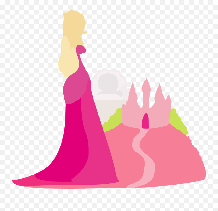 Princess Castle Fairy Tale Fantasy Pink - Princess In Castle Clipart Emoji,Castle Book Emoji