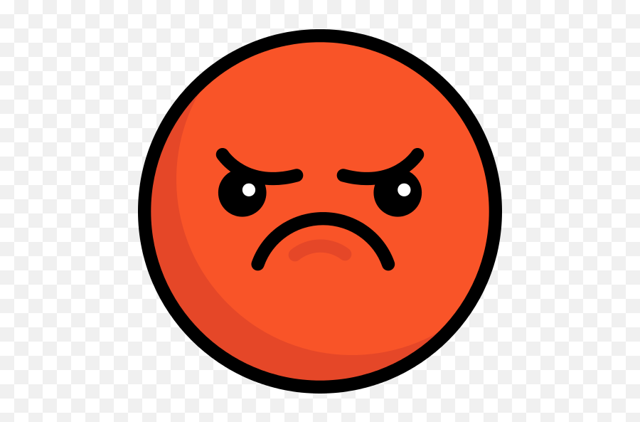 Angry Emoji Png Icon - Transparent Angry Face Png,Angry Emoji Png
