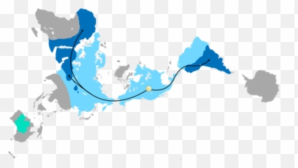 Emoji Trivia - High Resolution Dymaxion Map,Camel Emoji