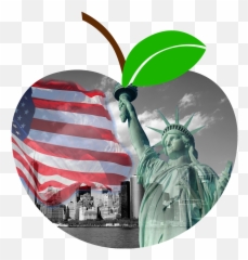 Apple New York Ny Manhattan The Statue - Of Liberty Emoji