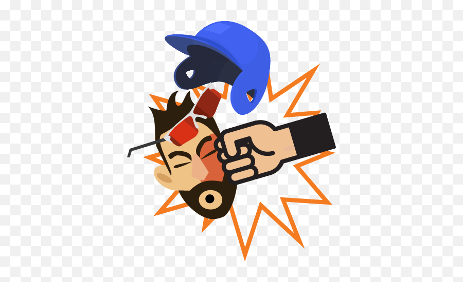 Busting Through Png Files - Odor Bautista Punch Cartoon Emoji,Detroit Tigers Emoji