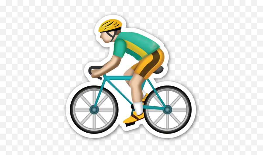 Bicyclist - Cycling Emoji Png,Bicycle Emoji
