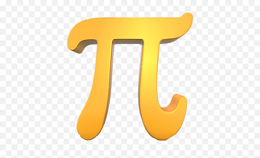 Pisymbol Pi - Golden Pi Symbol Emoji,Emoji Pi