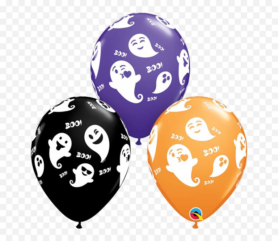 11 Emoji Ghosts 50 Ct - Balloon,Balloon Emoji