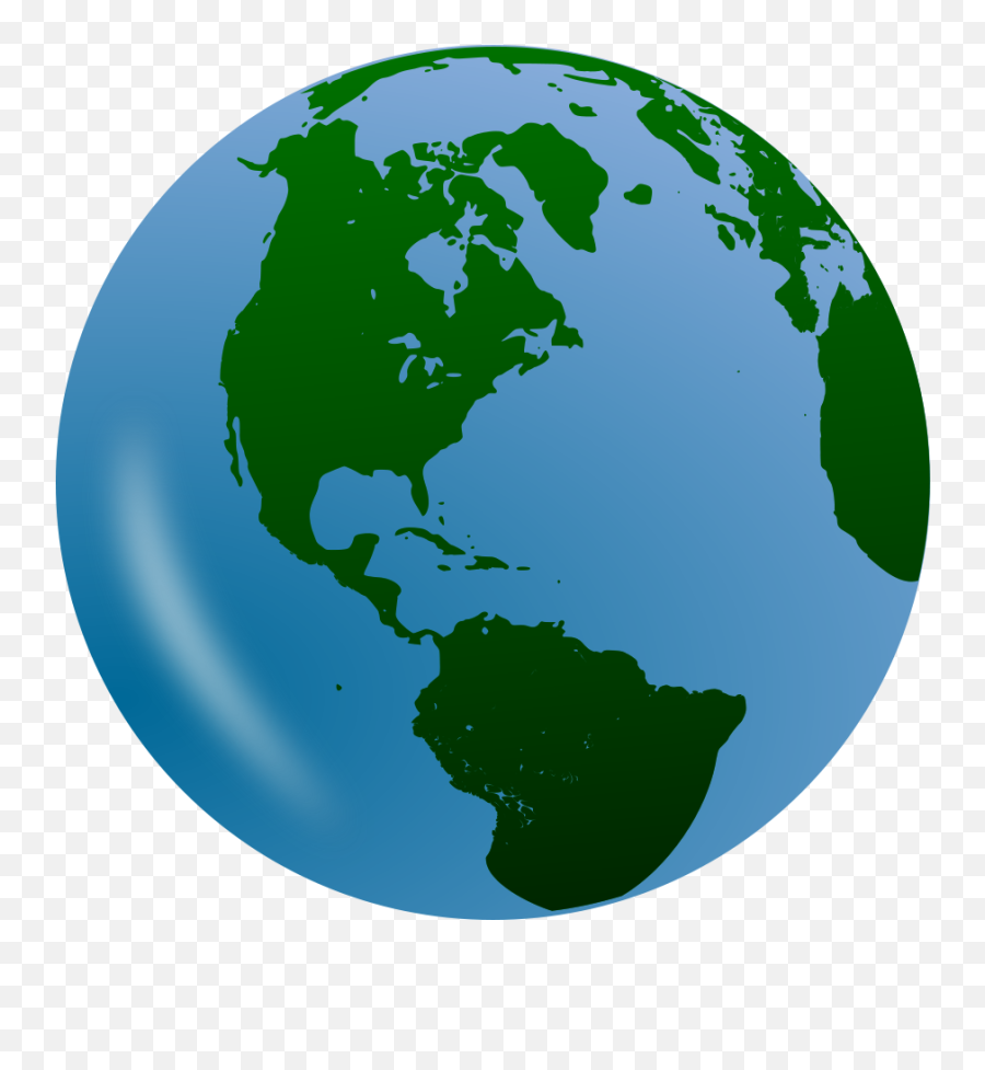 Globe Clip Art At Vector Clip Art Free - Earth No Background Clipart Emoji,Emoji Globe