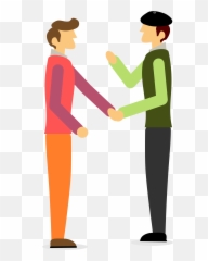Two Men Clipart - People Shaking Hands Clipart Emoji,Beret Emoji