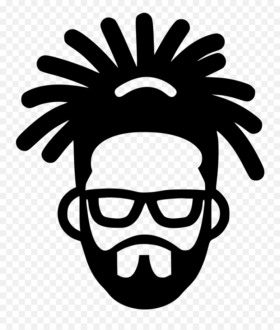 Dreadlock Vector Svg Transparent Png - Dreadlocks Clipart Emoji,Dreadhead Emoji