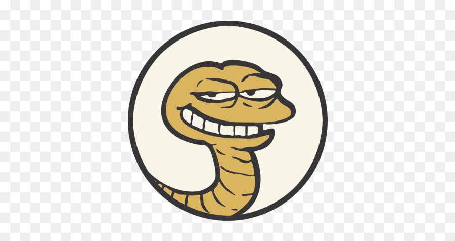 Worm - Smiley Emoji,Worm Emoticon