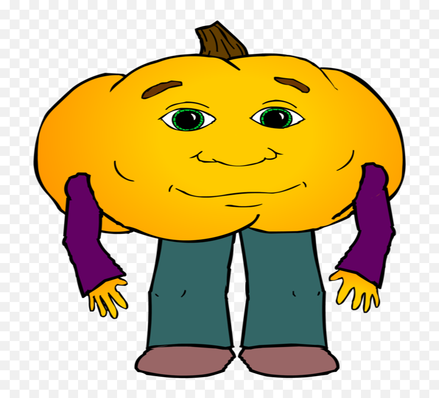 Hungry Clipart Hungry Face Hungry - Pumpkin Man I M Very Hungry Emoji,Salivating Emoticon