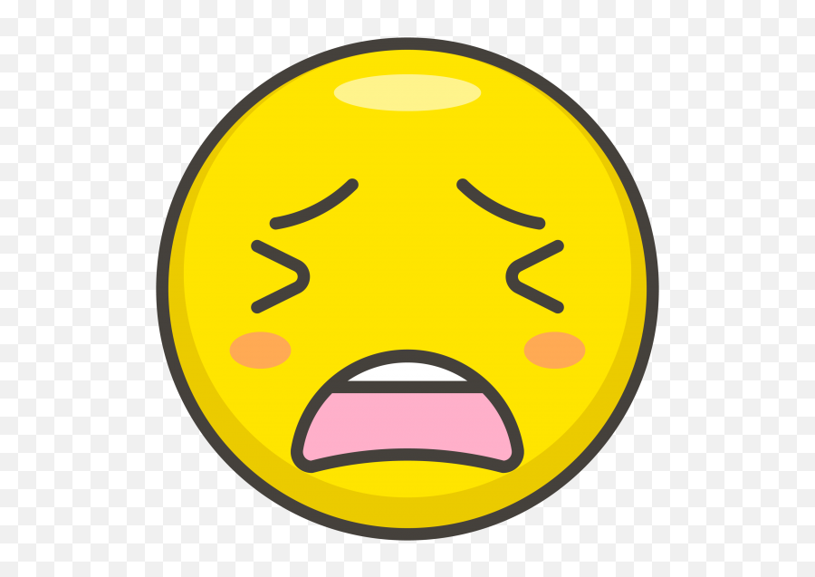 Tired Face Emoji - Vomiting Circle Icon Png,Tired Emoticon