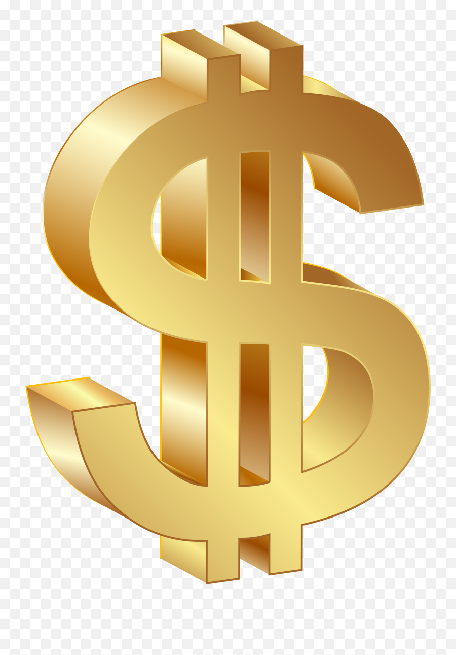 Money Sign Clipart Png - Clipart Transparent Background Dollar Sign Clipart Emoji,Money Sign Emoji