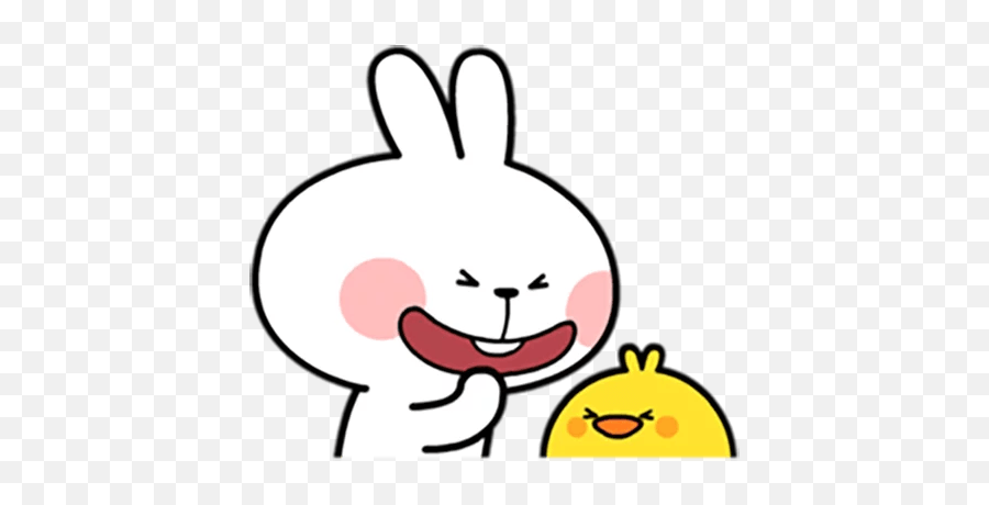 Animation Spoiled Rabbit - Telegram Sticker Cartoon Emoji,Rabbit Emoticon