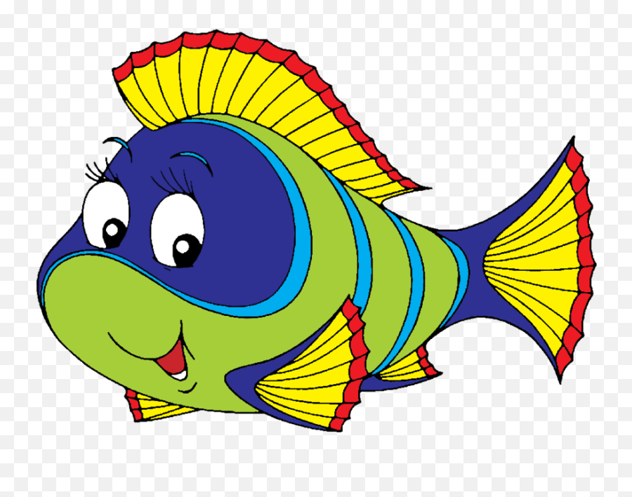 Download Fish Png Clipart - Colorful Fish Clip Art Emoji,Emoji Pez