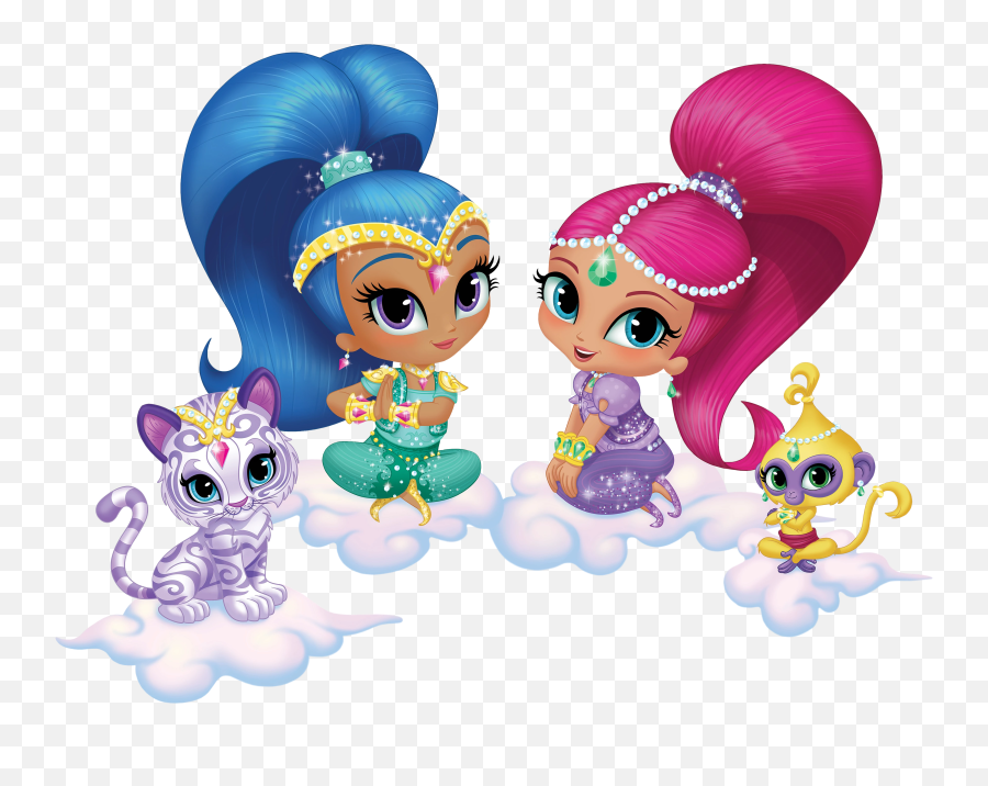 Shimmer And Shine Clipart - Png Download Full Size Clipart Shimmer And Shine Round Emoji,Shining Emoji