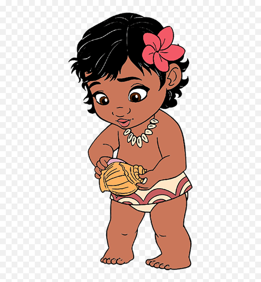 Disney Baby Moana Png Cartoon 27 - Baby Moana Clipart Png Emoji,Moana Emoji
