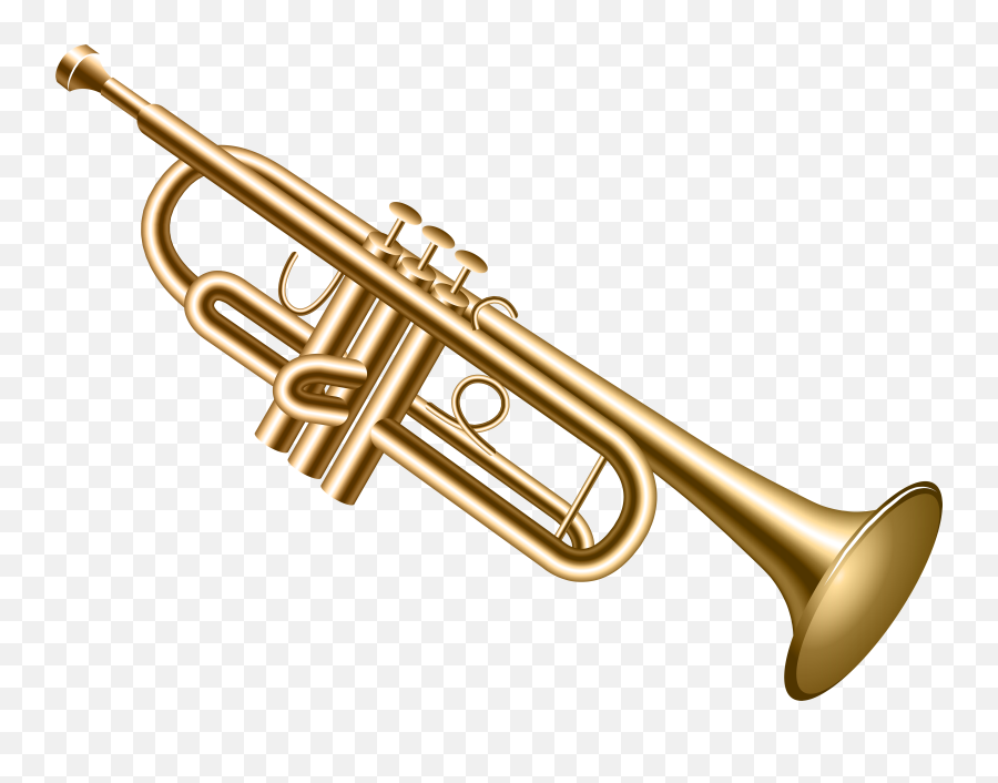 Transparent Background Clip Art Trumpet - Trumpet Transparent Png Emoji,Emoji Trumpet