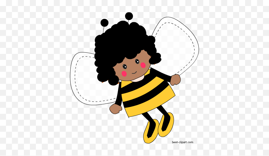 Free Honey Bee And Beehive Clip Ar - Cartoon Emoji,Free African American Emojis