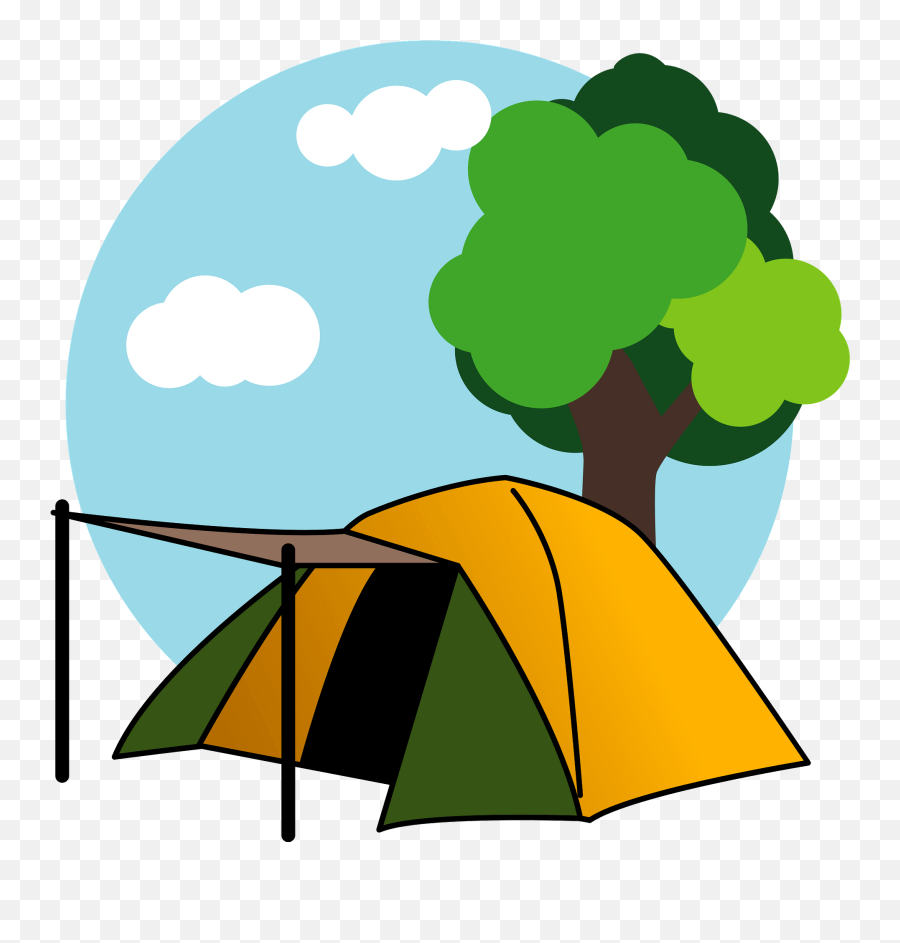 Camp Tent Clipart - Tent Emoji,Camping Emojis - free transparent emoji ...