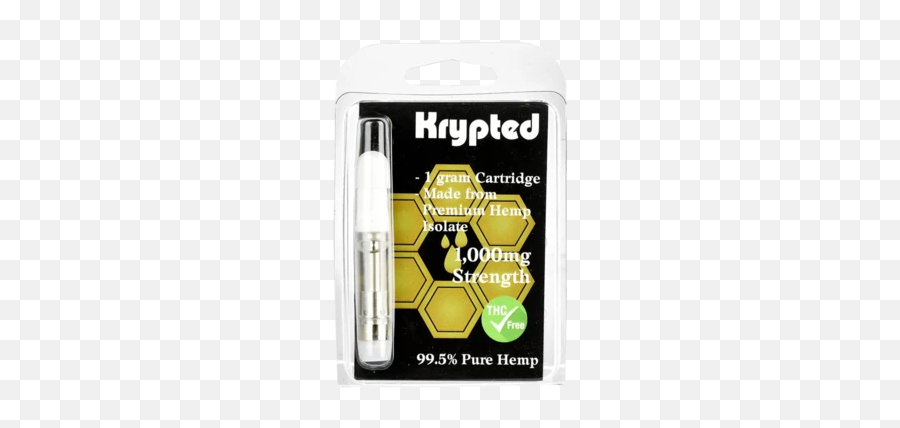 Krypted Cbd Isolate Vape Cartridge - Cosmetics Emoji,Emoji Gram