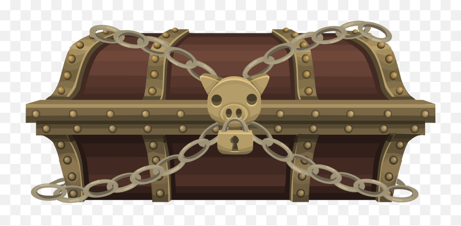 Booty Glitch Transparent Png Clipart Free Download - Treasure Chest With Chains Emoji,Treasure Chest Emoji