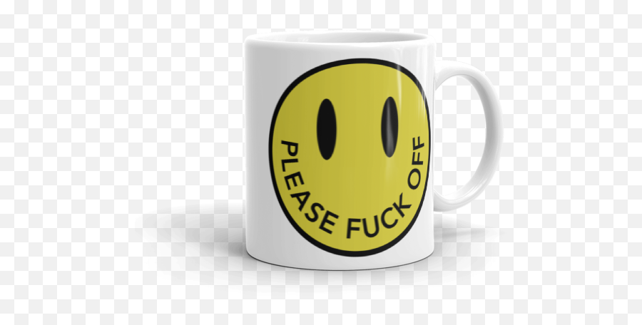 Fuck Off Mug Imbecile Embassy Online Store Powered By - Magic Mug Emoji,Emoticon Mug