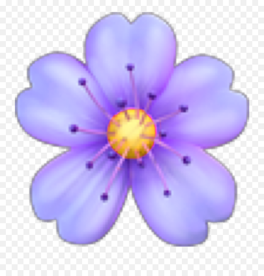 Flor Violet Violeta Emoji Freetoedit - Flower Emoji Png,Violet Emoji