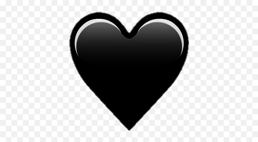 Black Heart Emoji Png Picture - Black Heart Emoji Png,Heart Emoji Balloon