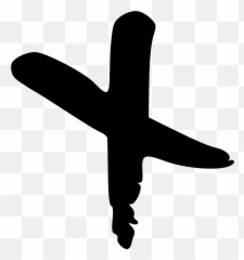 Cross Mark Marking Black Crossed - Cross Clip Art Emoji,Air Jordan Emoji