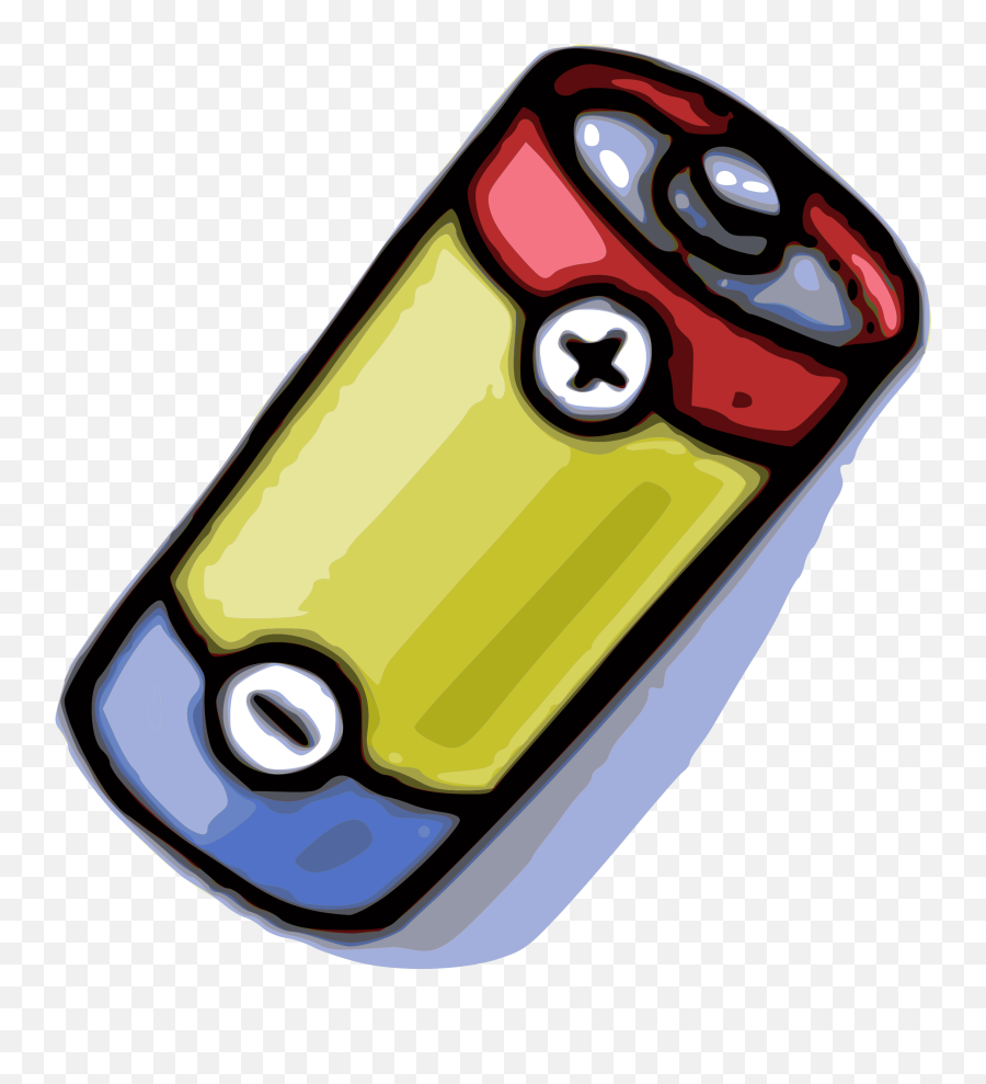 Simple Battery Vector Clipart Image - Clip Art Aa Battery Clipart Emoji,Emoji Car Plug Battery