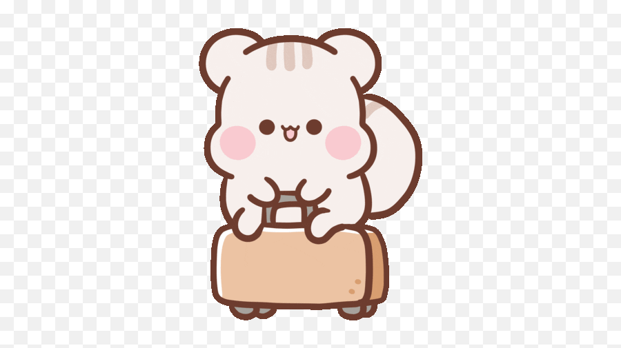 Via Giphy - Love Sticker Gif Emoji,Squirrel Emoji Android