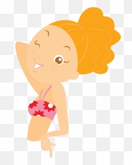 Beach Girl Flirt Icon - Icon Girl Happy Emoji,Flirt Emoji