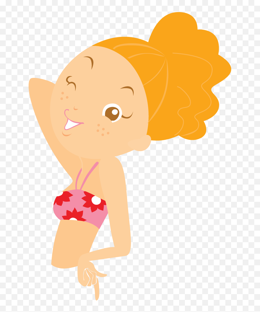 Beach Girl Flirt Icon - Icon Girl Happy Emoji,Flirt Emoji