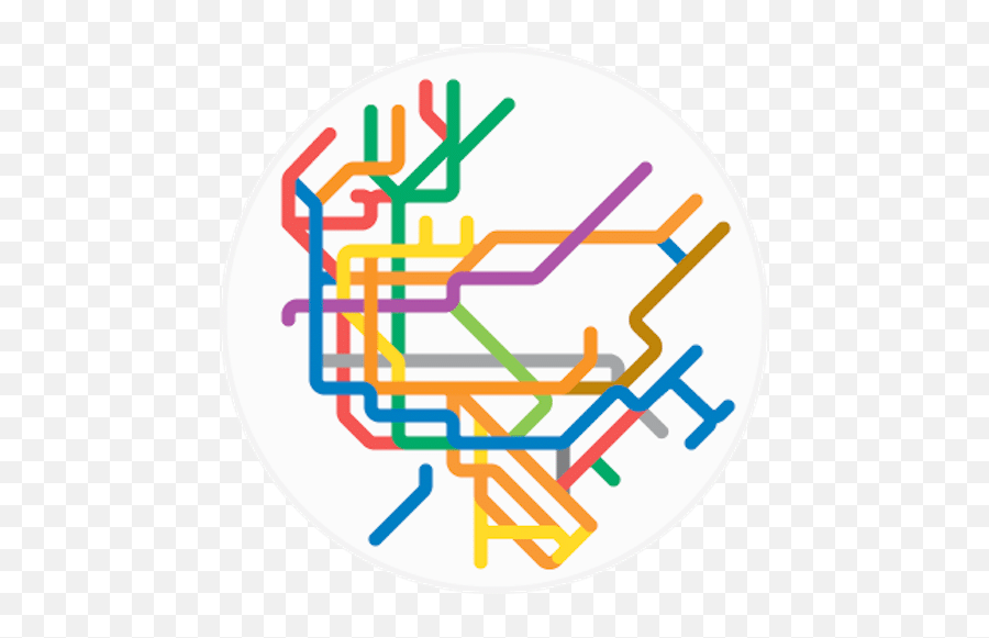 Minimalist Simplify Worldwide Public Transit - Peter Dovak Mini Metros New York Emoji,Exasperated Emoji