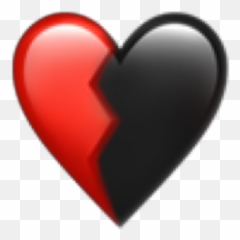 Broken Brokenheart Emoji Iphonesticker Iphone Iphoneemo - Heart,Broken Heart Emoji Png