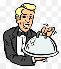 Waitress Breakfast Tray Transparent - Fancy Restaurant Clipart Emoji,Waitress Emoji