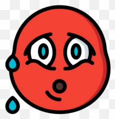 Sweating - Clip Art Emoji,Sweaty Emoji